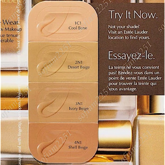 5️⃣/$25!💛Estée Lauder Double Wear Stay-in-Place Foundation SEALED! NEW! - Picture 5 of 15
